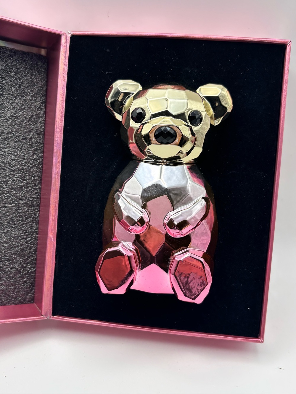 Baby Bears Perfume in Faceted Pink Gold Decorative Bottle